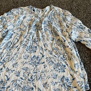 Lucky brand boho long sleeve shirt XL NWT beautiful for fall